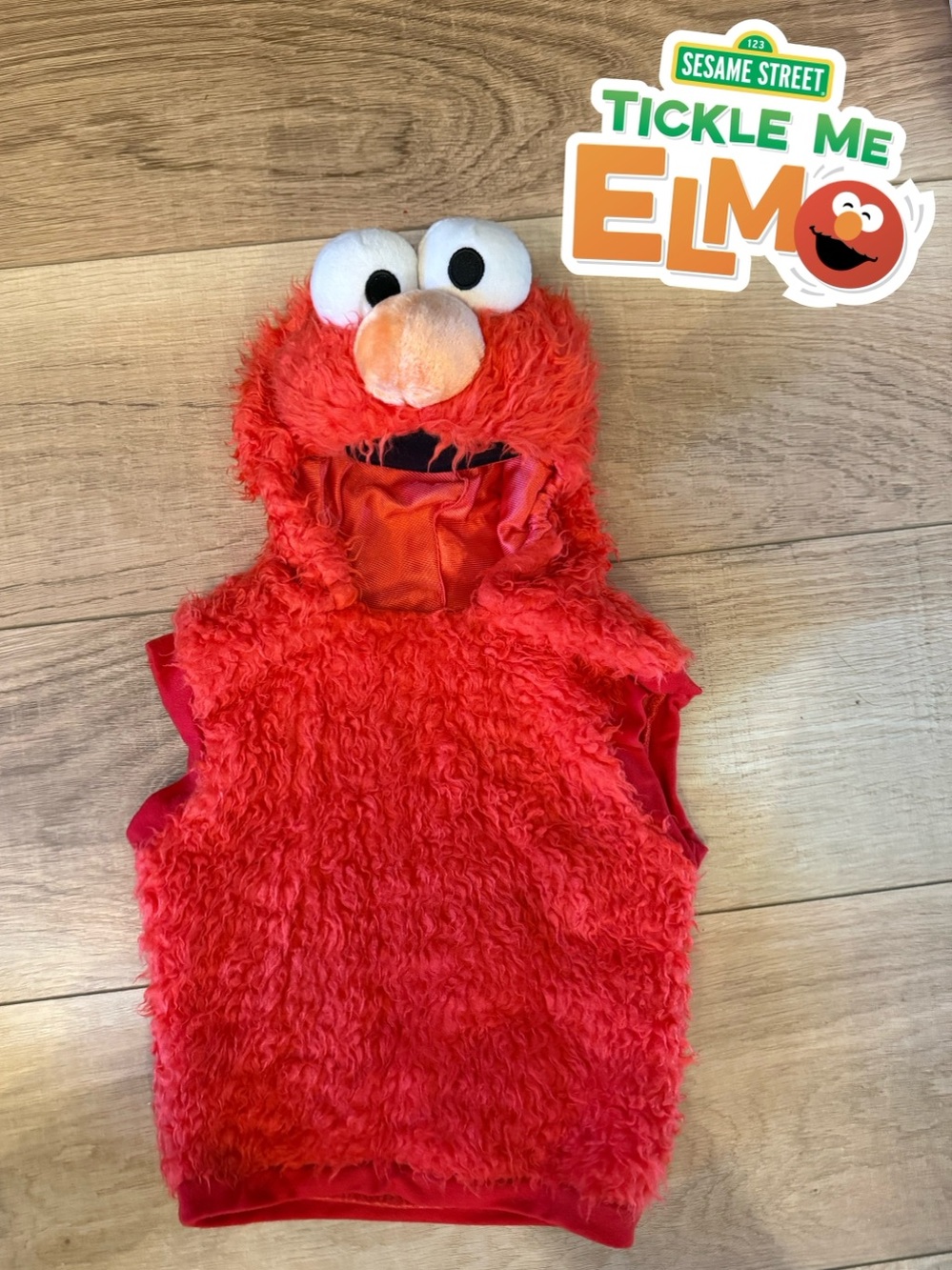 ❤️ Sesame Street Tickle Me Elmo Toddler Halloween Costume Size 2T ❤️